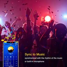 50 FT LED Strip Lights,Bluetooth LED Lights For Bedroom, Color Changing Light Strip With Music Sync, Phone Controller And IR Remote(APP+Remote +Mic). - 彩色 - 查看 5