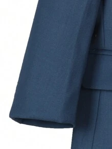 4 件套男童绅士西装套装：夹克、背心、裤子、领结，优雅简约，适合节日、典礼和日常活动 - 綠色 - 查看 10