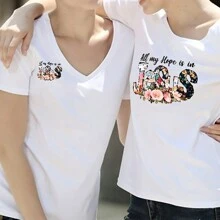 1/2/3 件耶稣水彩花熨烫热压 DIY 补丁装饰，热转印乙烯基贴纸适用于服装 T 恤连帽衫枕头包 - 彩色 - 查看 8