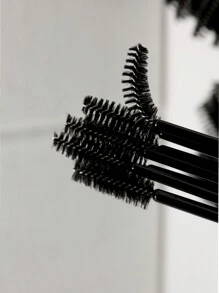 20 Pièces Brosses À Cils Jetables En Noir, Baguettes Et Spoolies De Mascara Pour Extension De Cils, Peigne À Micro-cils Brosse Pour Sourcils Et Outils Brosses De Maquillage