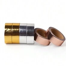 3 cuộn Gold Foil & Giấy Băng Washi Đối với DIY Làm sổ lưu niệm , Nghệ thuật Và Thủ công Dự án Đồ trang trí - Nhiều màu - Xem 4