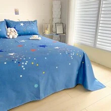 3 件套床单和枕套套装，活力印花，高支数，柔软亲肤面料（不含填充物） - style1 - 查看 6