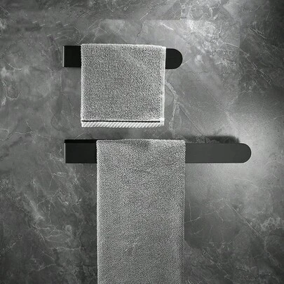 1个全新304不锈钢浴室毛巾杆，无需钻孔即可安装，浴室/厨房纸巾架