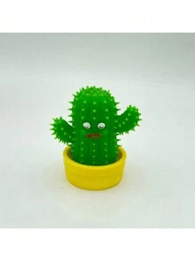 Cute Squishy Slow Rising Stress Relief Toy, Prickly Pear Cactus Design - Multicolor - View 3