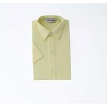 Camisa para Niño Color amarilla Manga Corta 3687 1 A 18 Años - Amarillo - Ver 6