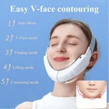 V-Shaped Face Instrument Intelligent V-Face Beauty Instrument Facial Massager - Pink - View 5