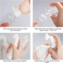 1 件（100ML/150ML/200ML）空洗面奶泡沫瓶，配硅胶洗发刷、泡沫皂液泵分配器、便携式配件收纳 - 多色 - 查看 7