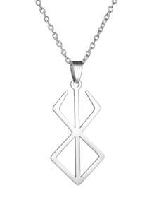 1 Pieza Nuevo Diseño Colgante De Collar Con Forma Geométrica Con Cadena, Joyería De Moda Para Hombres Y Mujeres Para Uso Diario Y Fiestas