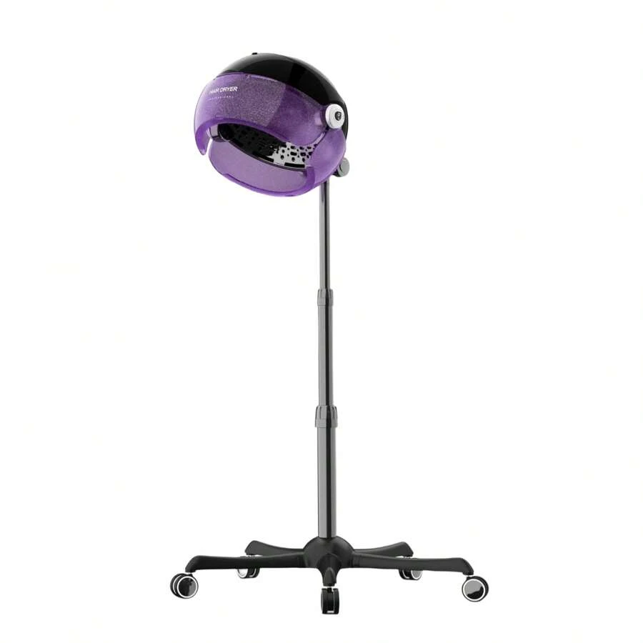 1875W Ionic Hooded Dryer Bonnet Sit Under Hair Dryer For Home And Salon Professional,Beauty Valentine'S Day Gift For Her - Màu tím - Xem 1