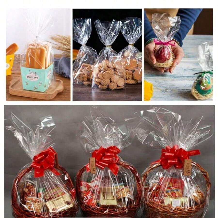 1pc Transparent Thickened Glassine Paper For Flower Wrapping, Gift