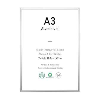1pc Semi-Circular Silver Aluminum Alloy Picture Frame, Classic Silver Rectangular Aluminum Alloy Frame, Suitable For Tabletop And Wall Display Gifts Birthday Graduation