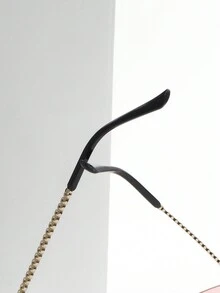 1 件装新款时尚蝴蝶时尚眼镜女式大框渐变色适合街头摄影 - 彩色 - 查看 7