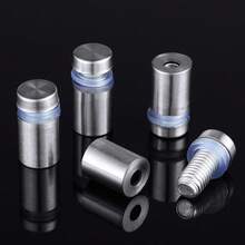 Stainless Steel Wall Standoffs Advertising Screw Glass Sign Standoff Nails Screw For Sign Displays  (19*25mm)4 Pieces - Grey - View 7