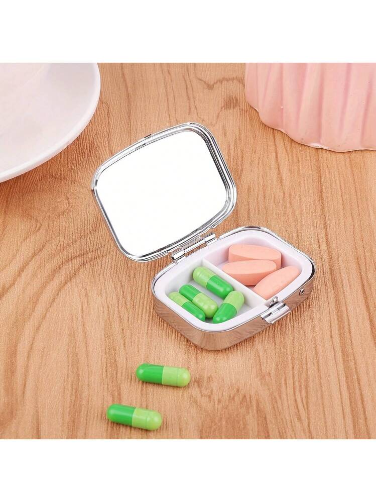 5 Packs Mini Keychain Pill Holder Fob, EFFIET Waterproof Portable Tablets Container Case Aluminum Outdoor Camping Emergency Pill Capsule Box Bottle - View #8