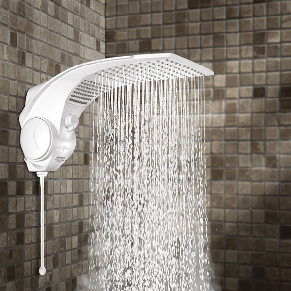 Chuveiro Duo Shower Quadra Eletrônico 220v 7500w Lorenzetti - Branco