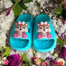 Kids Fashion Slippers - màu xanh lá - Xem 2