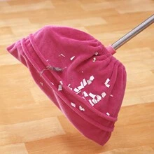 1pc Reusable Thick Absorbent Water-Washable Slouchy Broom & Mop Cover, Home Cleaning Broom Mop Cloth Cover, Dust Removal Broom Cover, Water-Absorbent Reusable Cleaning Cloth - Household Cleaning Products, Back-To-School Dust Removal, Ramadan Dust Removal, Halloween Dust Removal, Holiday Dust Removal