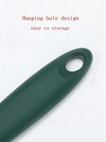 1 Pieza Juego De Utensilios De Cocina De Silicona De Tamaño Grande, Que Incluye Espátula, Cuchara Para Arroz, Cazuela, Colador Y Pala Para Freír En Color Verde - espátula para freír - Ver 7