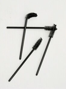 20 Pièces Brosses À Cils Jetables En Noir, Baguettes Et Spoolies De Mascara Pour Extension De Cils, Peigne À Micro-cils Brosse Pour Sourcils Et Outils Brosses De Maquillage
