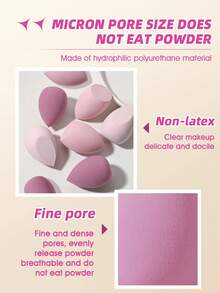 8PCS Makeup Sponge,Suitable For Cream & Powder Concealer, Loose Powder Makeup Applicator - Multicolor - View 4
