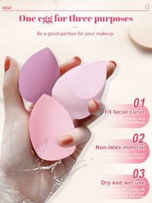 8PCS Makeup Sponge,Suitable For Cream & Powder Concealer, Loose Powder Makeup Applicator - Multicolor - View 9