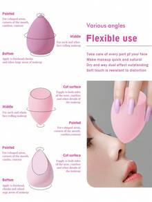 8PCS Makeup Sponge,Suitable For Cream & Powder Concealer, Loose Powder Makeup Applicator - Multicolor - View 5