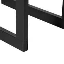 HOMCOM Firewood Racks - الأسود - مشاهدة 9