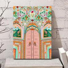 3入組現代抽象新西蘭藍色泳池湖景旅行經典電影海報白紙貼紙diy客房酒吧咖啡館美學藝術牆畫,無框 - 彩色 - 查看 4