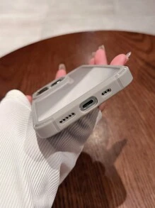 Ốp lưng cứng trong suốt, tối giản, chuẩn quân đội, chống va đập, làm bằng chất liệu acrylic, tương thích với Apple 17 Pro Max/17 Pro/17 Air/17/16 Pro Max/16/16 Pro/16 Plus/16e/12/13/14 Pro Max/XS/XR/11 Pro/11 Pro Max/12 Pro/12 Pro Max/13 Pro/13 Pro Max/7 Plus/14 Pro/14 Pro Max/14 Plus/7 Plus/8 Plus/8/SE2 - Quà tặng mùa xuân - Xám - Xem 10