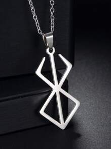 1 Pieza Nuevo Diseño Colgante De Collar Con Forma Geométrica Con Cadena, Joyería De Moda Para Hombres Y Mujeres Para Uso Diario Y Fiestas