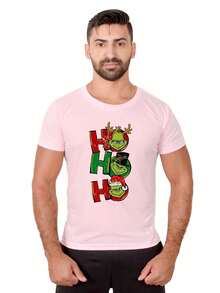 Men T-Shirts - 淺粉色 - 查看 1