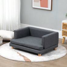 Pet Sofa Dog Bed Couch For Dog Or Cat - Dark Grey - View 4
