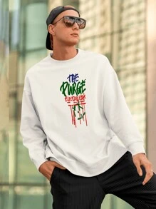 Men Sweatshirts - 白色 - 查看 3