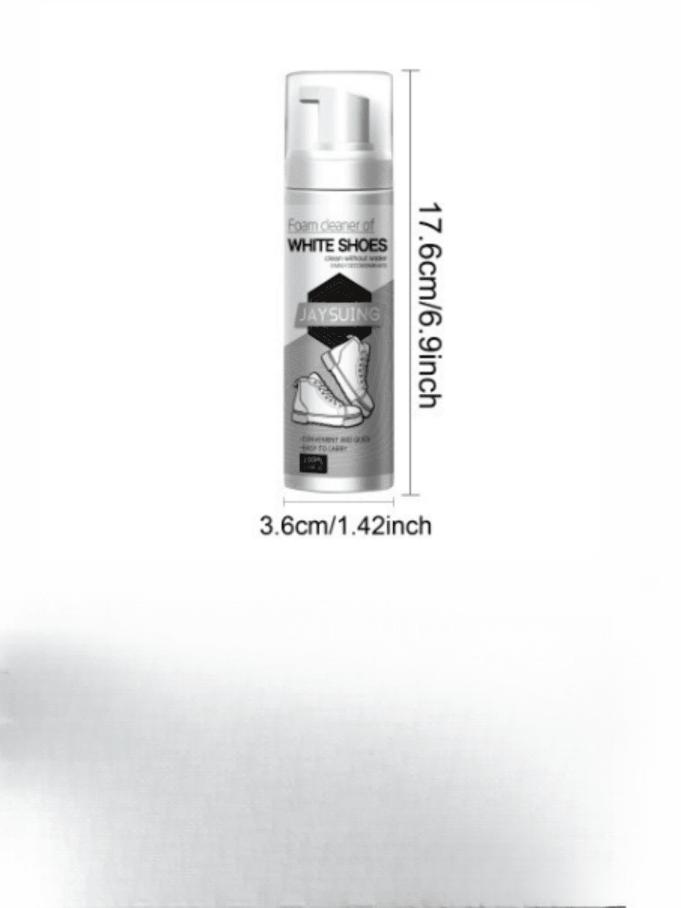 Jaysuing Sneaker Cleaner Whitening & Stain Removal & Yellowing Fading