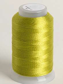 30克/卷，350米/卷人造丝缝纫线，手工编织绳，DIY流苏和串珠首饰制作配件 - 彩色 - 查看 4