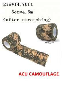 1 miếng vải không dệt tự dính 1,97 inch X 177,17 inch, băng ngụy trang, băng thun thể thao, băng quấn tự dính thoáng khí cho thú cưng, thể thao - băng thun cho cổ tay, đầu gối, mắt cá chân, đồ dùng cắm trại - Xem 11