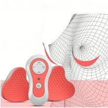 Electric Breast Massager Vibrating Breast Massage Device, Intelligent Chest Massager - Pink - View 7