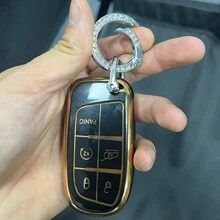 TPU Key Shell For  For Grand For Dodge For Ram For Charger 1500 For Challenger For Chrysler 300C For Journey - Black - View 4