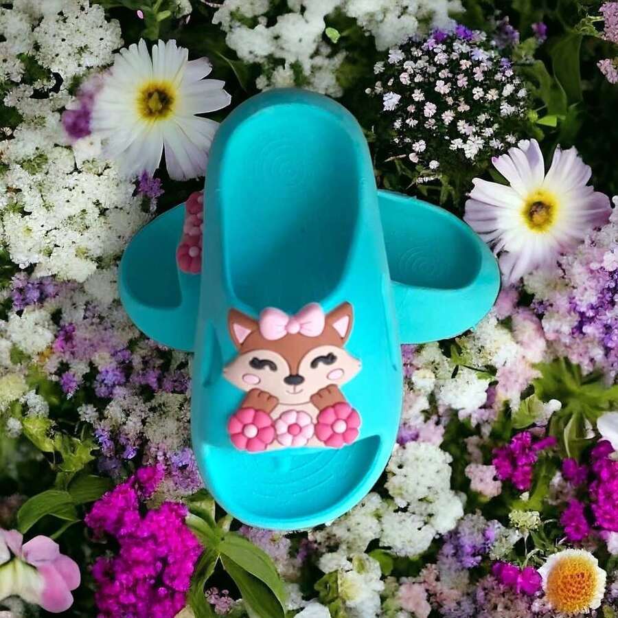 Kids Fashion Slippers - màu xanh lá - Xem 1