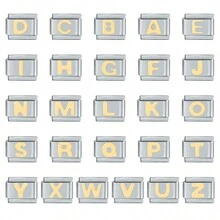 1 Miếng Thư vàng Truyền thống Cổ điển Kiểu Đồ treo Vòng tay Thủ công Vòng tay Liên kết DIY Làm Retro Phụ kiện - Vàng - Xem 4