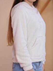 Women Coats - 白色 - 查看 3