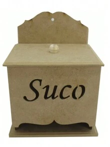 Shopping do MDF Storage And Organizer Bins - 米色 - 查看 2