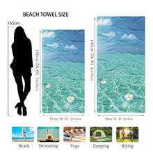 1 Miếng Lớn Khăn đi biển Đại dương Theo chủ đề Khăn tắm Hoàn hảo Cho du lịch & Kỳ nghỉ , Hồ Bơi & Cắm trại , Hoàn hảo Cho nam giới & NỮ & Người lớn - Nhiều màu - Xem 2