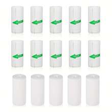 15捲熱敏印刷紙、5.7 X 2.5公分熱敏印刷紙、相機和貼紙印刷用小型熱敏印刷紙 - 白色 - 查看 1