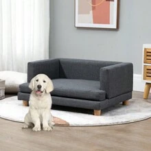 Pet Sofa Dog Bed Couch For Dog Or Cat - Dark Grey - View 1