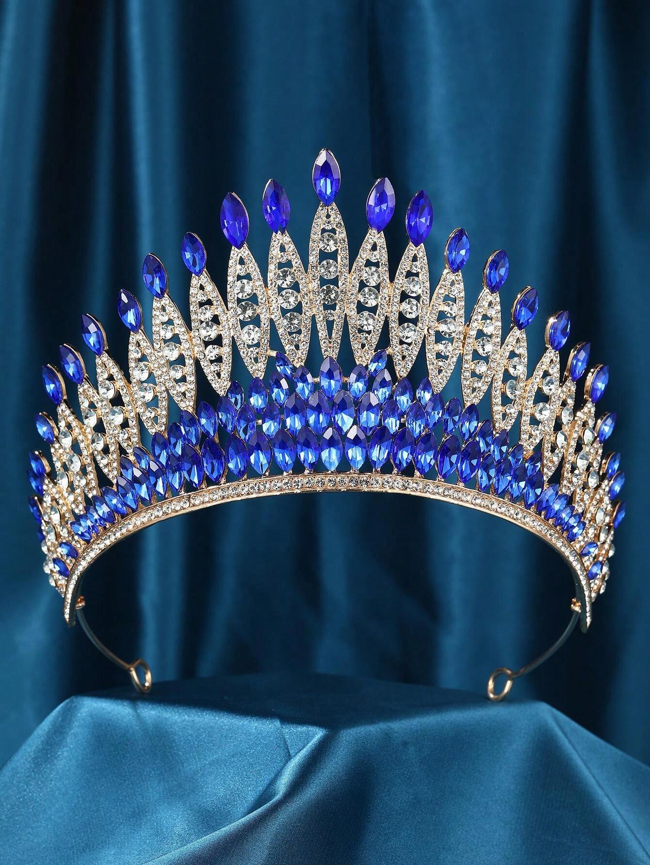 JWICOS Gold Crystal Queen Crown For Wedding Bridal Prom Party Elegant Pearl Tiara Hair Accessories For Brides And Bridesmaid - Unique Flair, Shop And Save Instantly