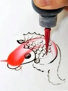 8 Piezas/set Olla De Salsa Para Hornear De 50ml Con 7 Boquillas Para Decoración De Pasteles - Multicolor - Ver 7