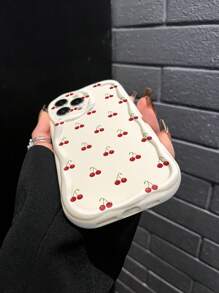 Ốp lưng điện thoại Apple 1pc TPU màu kem anh đào chống rơi, tương thích với iPhone 11, 12, 13, 14, 15, 16, 12 Pro Max, 13 Pro Max, 14 Pro Max, 15, 15 Pro, 15 Plus, 15 Pro Max, 16 Pro Max, A03, A04, A12, A13, A23, A24, A33, A34, A52, A72, A73. Chống nước, chống sốc và chống trầy xước. - Nhiều màu - Xem 3