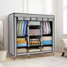 Closet Organizador De Tela Portatil Armario Minimalista - Verde - Ver 2