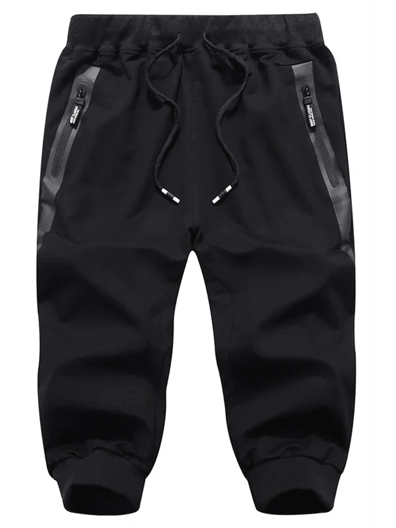 Short Pesquero Deportivo Casual Pants Capri Cómodos Moda - Negro - Ver 1